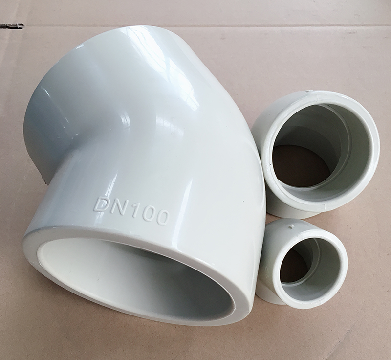 PPH45度熱熔彎頭